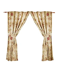 Greenland Home Fashions Antique Window Panel Pair