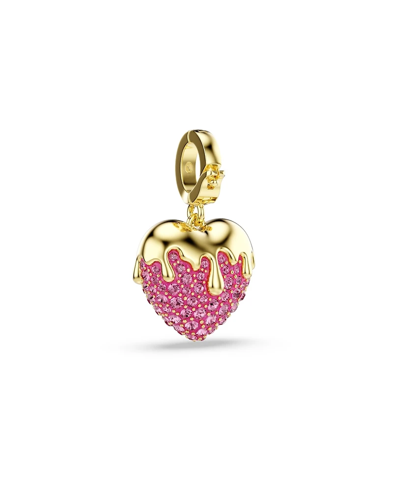 Swarovski Gold-Tone Plated Heart Idyllia Charms