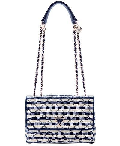 Guess Giully Ii 2 Compartment Convertible Small Flap Bag