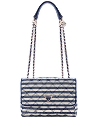Guess Giully Ii 2 Compartment Convertible Small Flap Bag