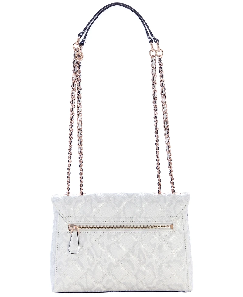 Guess Giully Ii Dual Compartment Convertible Small Flap Bag