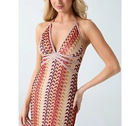 Guess Women's Fearne Sleeveless V-Neck Midi Dress