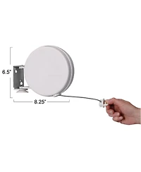 Household Essentials Single Line Retractable Clothesline for Hanging Laundry, 40 Feet