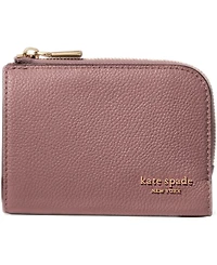 kate spade new york Devin Pebbled Leather Compact Wallet