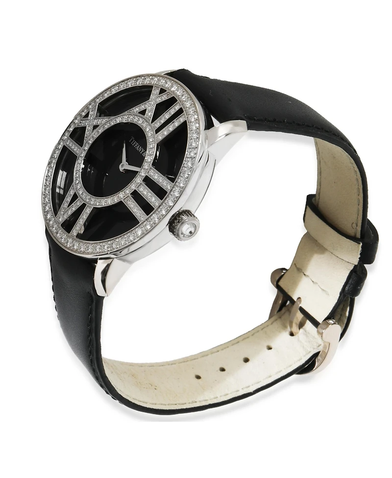 Pre-Owned Tiffany & Co Atlas Z1902.10.40E10A Unisex Watch in 18kt White Gold