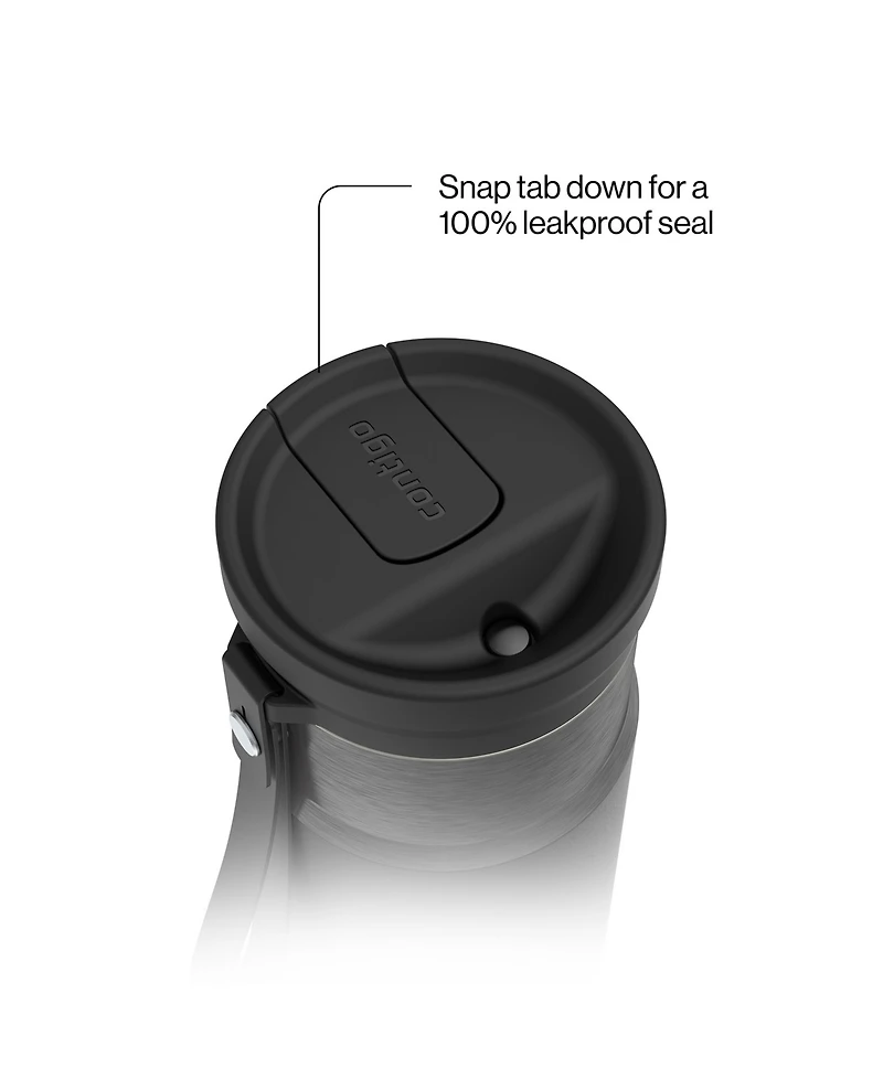 Contigo SnapSeal 24 oz. Stainless Steel Straw Water Bottle