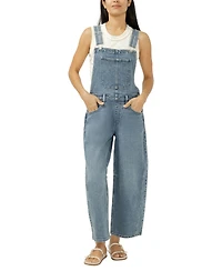 Silver Jeans Co. Women's Denim Barrel-Leg Overalls