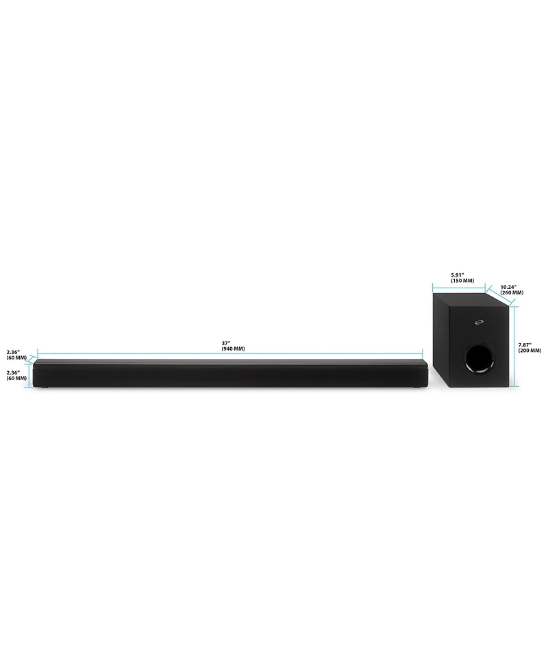 iLive 2.1-Channel 37-inch Soundbar with Wireless Subwoofer, ITBSW399B