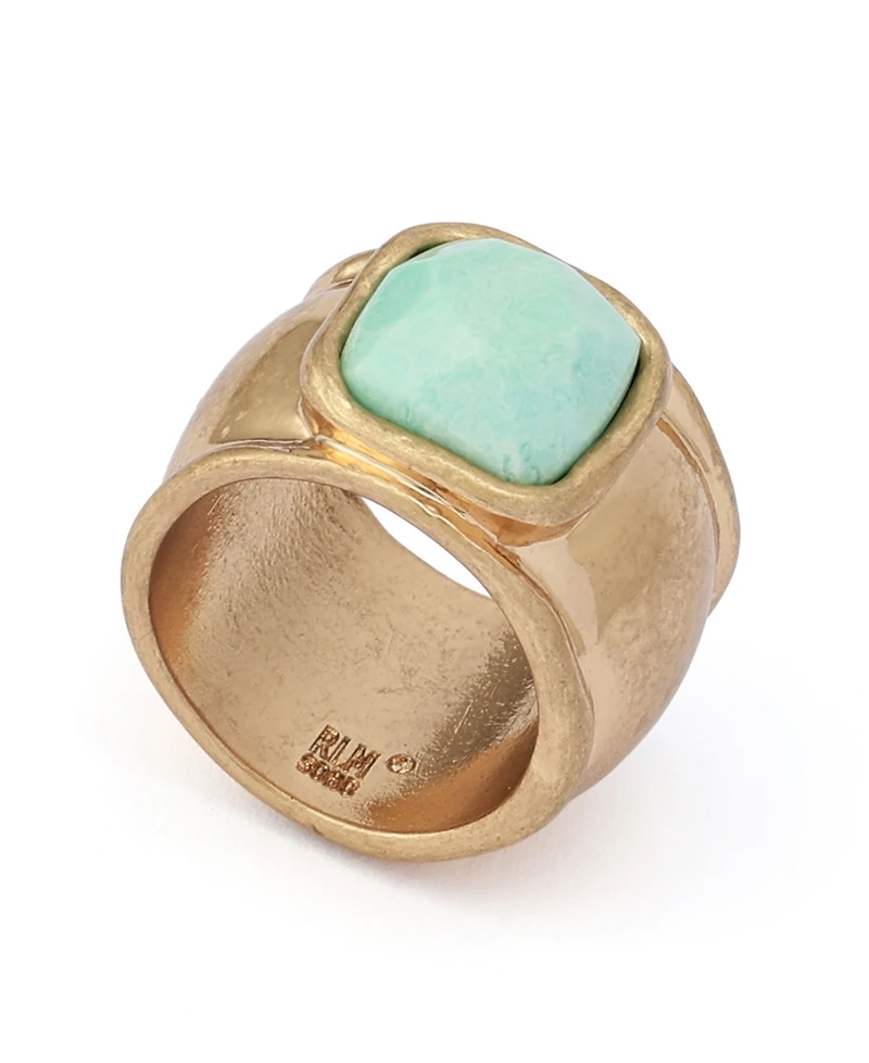 Robert Lee Morris Soho Turquoise Stone Band Ring