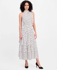 Anne Klein Petite Tiered Pull-On Midi Skirt