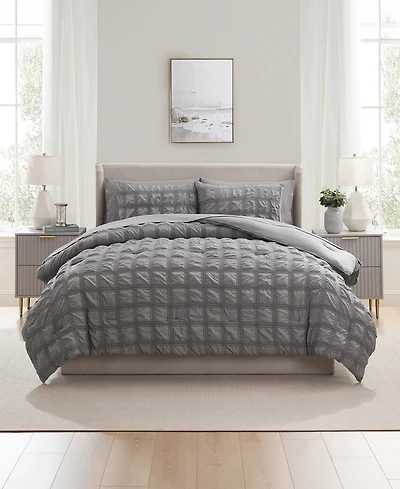 Nestl Luxury Soft Seersucker Design 7-Pc. Comforter Set