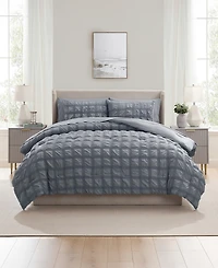 Nestl Luxury Soft Seersucker Design 7-Pc. Comforter Set