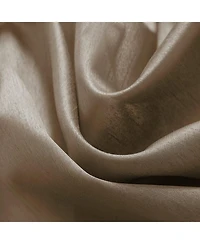 Rt Designers Collection 100% Polyester 82 Gsm Faux Silk Nikki Rod Pocket Curtain Panel 54" x 84"