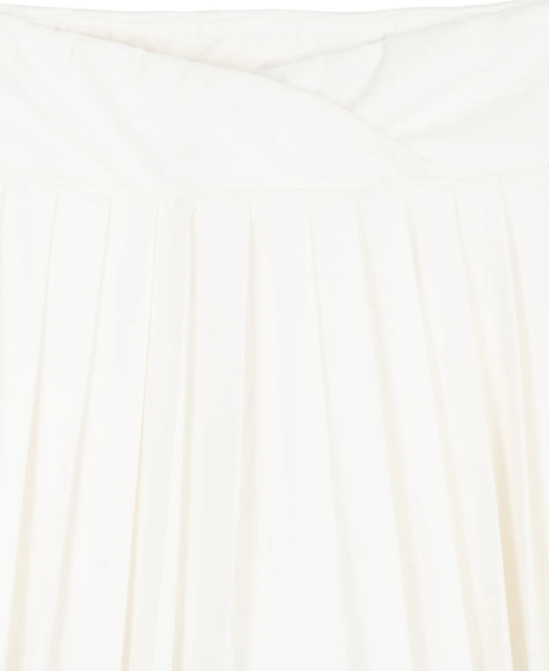 Tween Diva Girls' 7-16 Graphic T-Shirt and Pleated Active Skort, 2-Piece Set