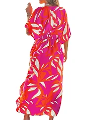 Cupshe Women's Feel It My Soul Tropical Midi Beach Dress