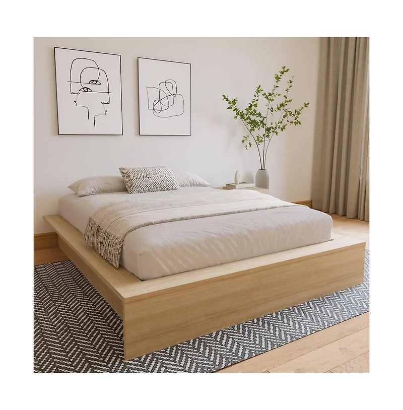 Nexera James Platform Bed