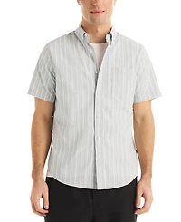 Nautica Men's Short Sleeve Stripe Shirt