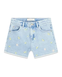 Guess Girls' 7-16 Denim Embroidered Shorts