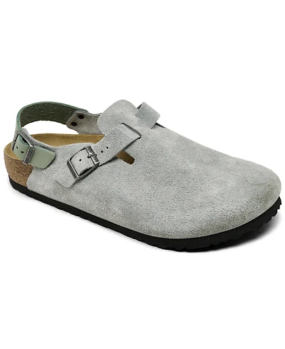 Birkenstock Men's Tokio Suede Leather Clogs from Finish Line