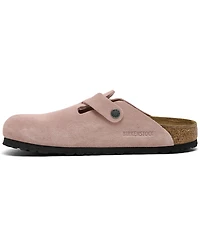 Birkenstock Women's Boston Suede Leather Casual Clogs from Finish Line