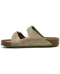 Birkenstock Men's Arizona Suede Leather Soft Footbed Sandals from Finish Line