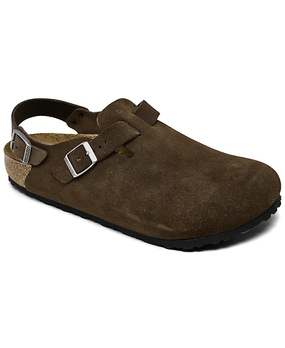 Birkenstock Men's Tokio Suede Leather Clogs from Finish Line