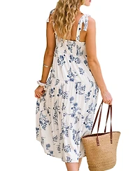 Cupshe Women's V-Neck Pull-On Unlined Dress