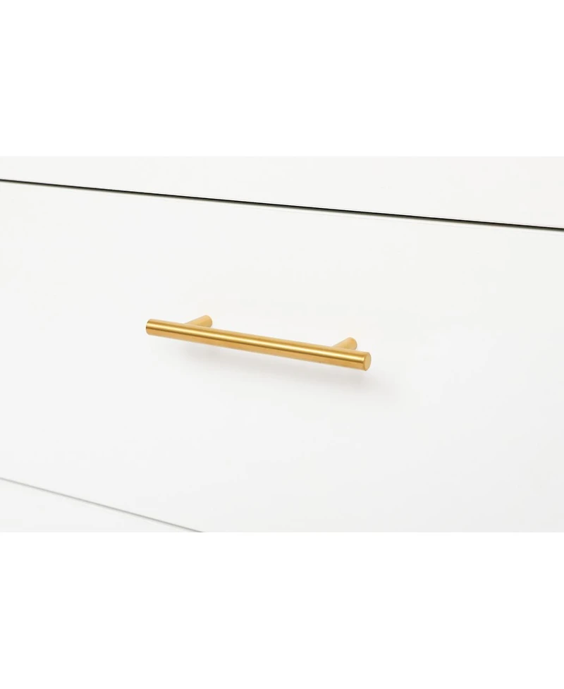 Streamdale Furniture 5 Drawer Dresser with Handles Modern Storage Cabinet