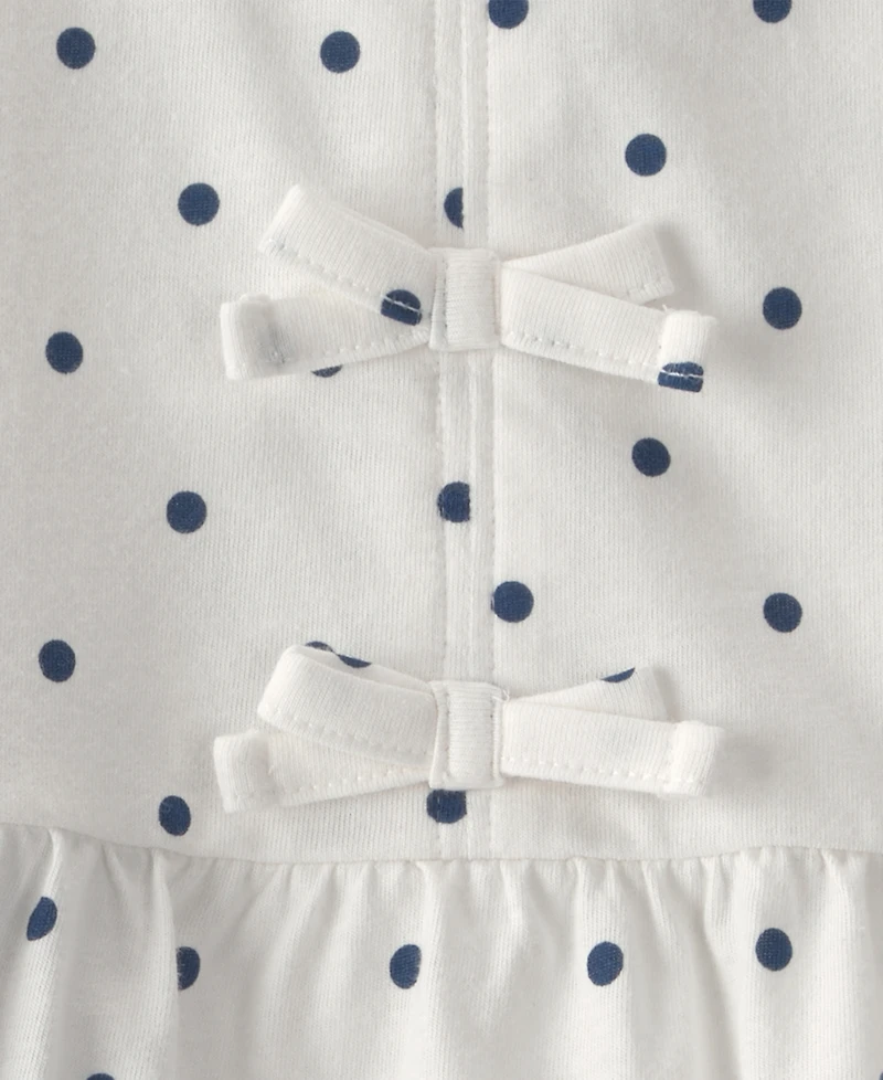 Carter's Girls' Toddler 2T-5T Polka Dots Top & Short, 2-Piece Set