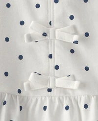 Carter's Girls' Toddler 2T-5T Polka Dots Top & Short, 2-Piece Set