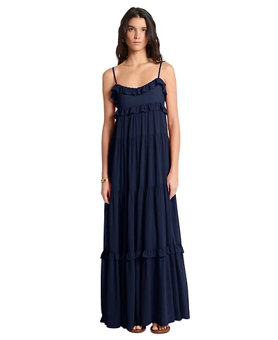 Michael Kors Women's Sleeveless Tiered Maxi Dress