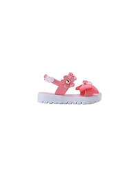 Bebe Toddler Pcu Sandal with Bow and Charms