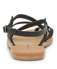 Lucky Brand Women's Sanessa Strappy Gladiator Flat Sandals