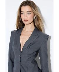 MissPap Women's Premium Single Breasted Blazer