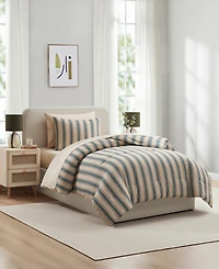 Nestl Luxury Soft Modern Striped Design 5-Pc. Comforter Set