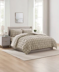 Nestl Luxury Soft Seersucker Design 7-Pc. Comforter Set