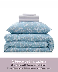 Nestl Luxury Soft Biomorphic Design -Pc. Comforter Set