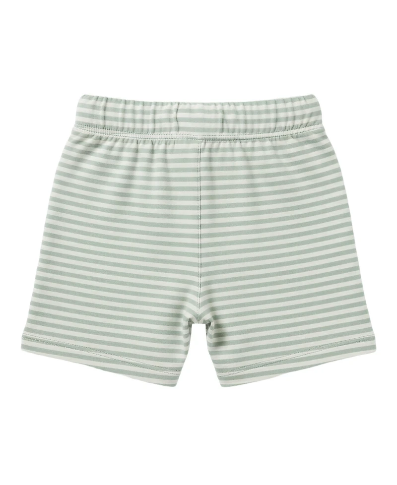 Disney Baby Boys' Mickey Mouse Button-Down Shirt and Shorts, 2-Piece Set