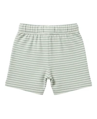 Disney Baby Boys' Mickey Mouse Button-Down Shirt and Shorts, 2-Piece Set