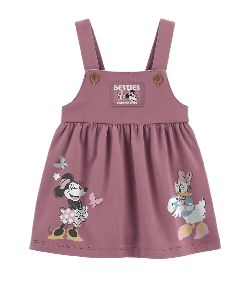 Disney Baby Girls' Short-Sleeve T-Shirt and Jumper, 2-Piece Set