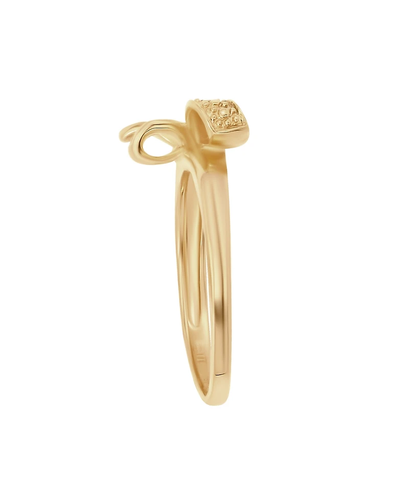 Macy's Cubic Zirconia Pave Bow Ring