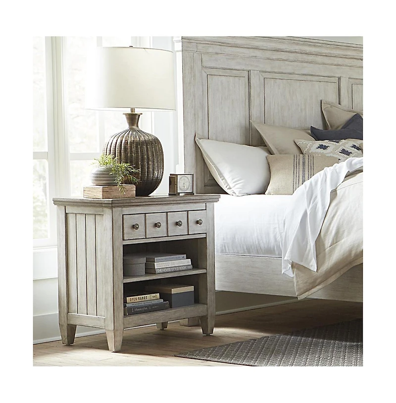 Liberty Furniture Industries, Inc 1 Drawer Night Stand w/ Charging Station