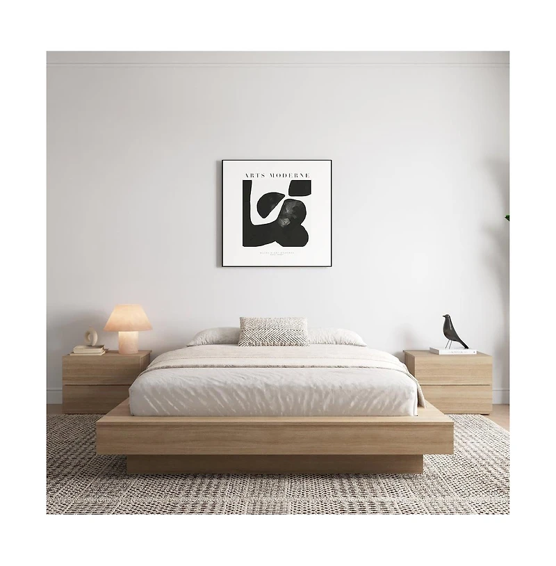 Nexera Marconi Platform Bed Frame