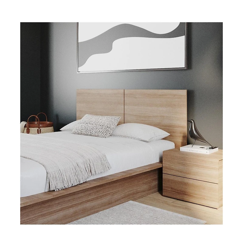 Nexera James Nightstand With 2-Drawers