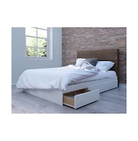 Nexera Bed Frame And Headboard, Full.