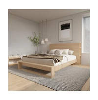 Nexera Tate Headboard and Slatted Bedframe.