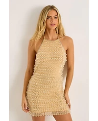Nasty Gal Women's Droplet Beaded Mini Dress