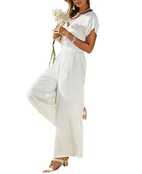 Cupshe Women's V-Neck Zipper Closure Unlined Jumpsuit