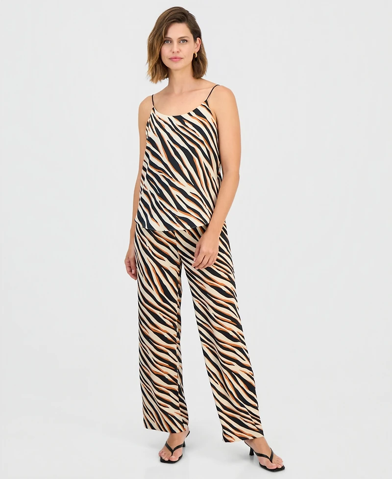 Bar Iii Women's Animal-Print Satin Camisole, Macy's Exclusive