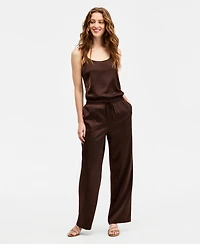 Bar Iii Women's Satin Pull-On Pants, Macy's Exclusive